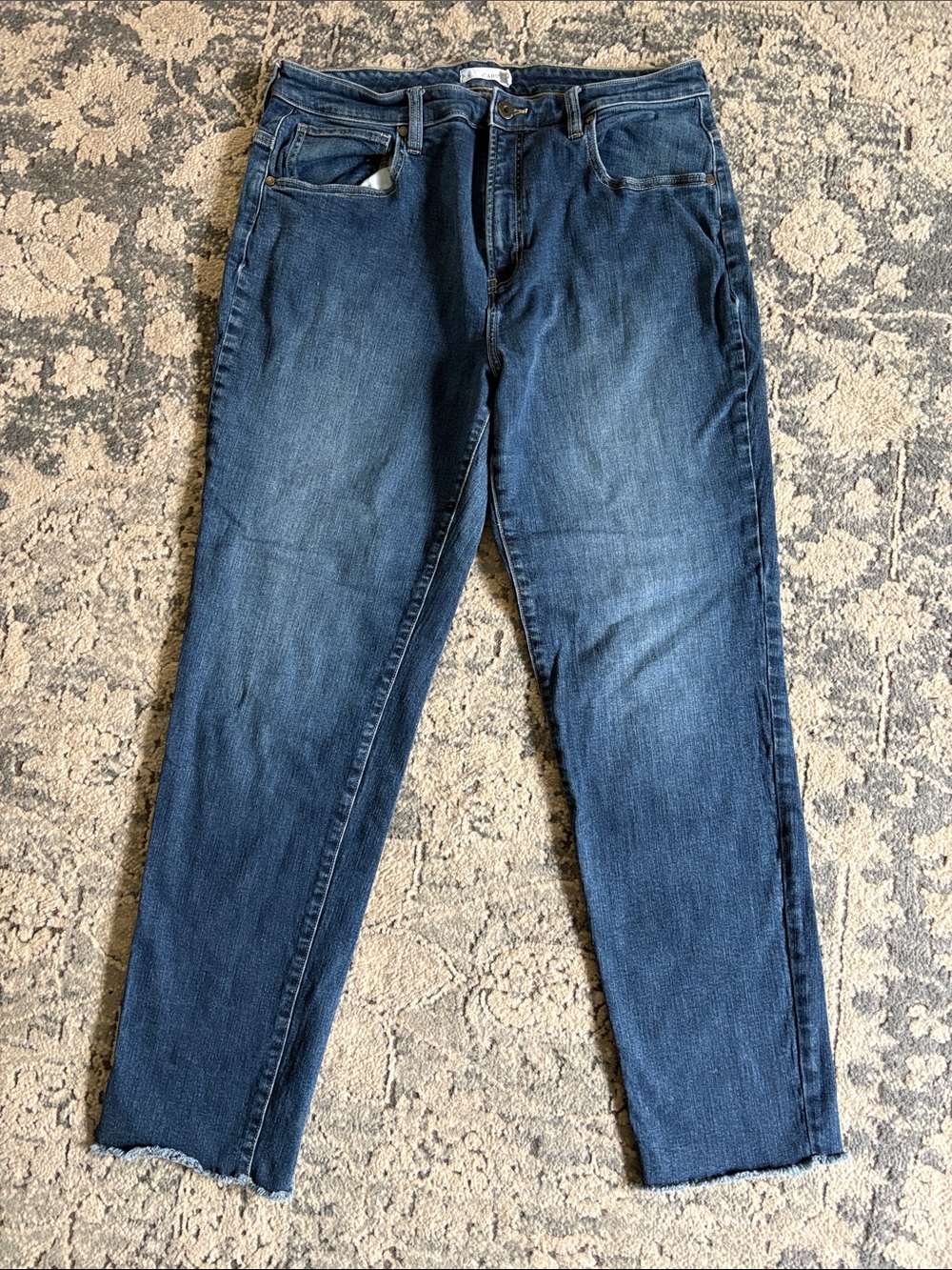 Carve Designs Straight Indigo Blue organic Cotton Jeans